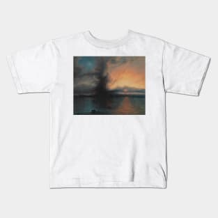 The Rock of Salvation by Samuel Colman Kids T-Shirt